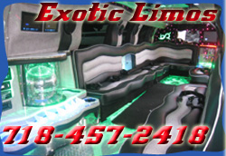 exotic pink limo